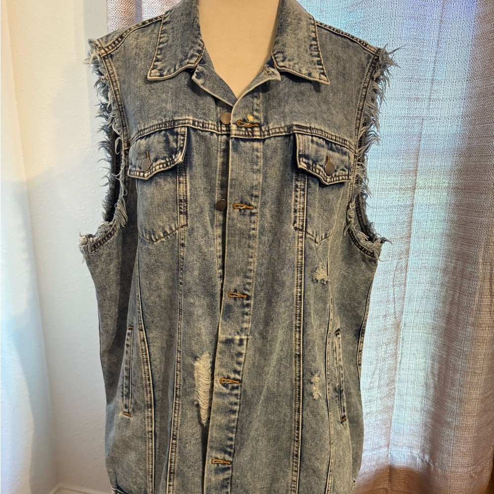 Umgee Blue Denim Vest